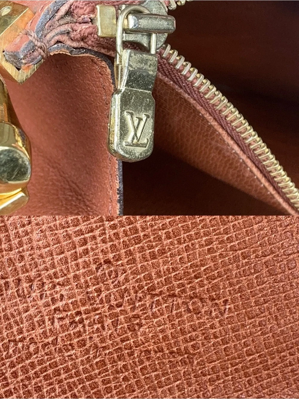 Louis Vuitton Vintage Sac Rond Point Monogram Shoulder Bag | Rare | 2 COAs - Picture 9 of 17